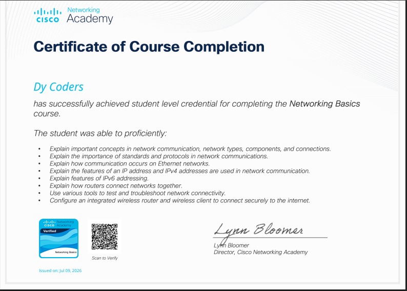 Networking Basics - Cisco Networking Academy